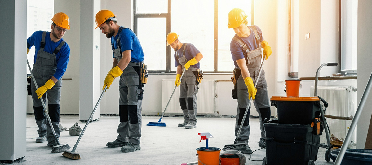 Pulizie di fine cantiere