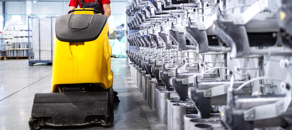 pulizia pavimenti industriali