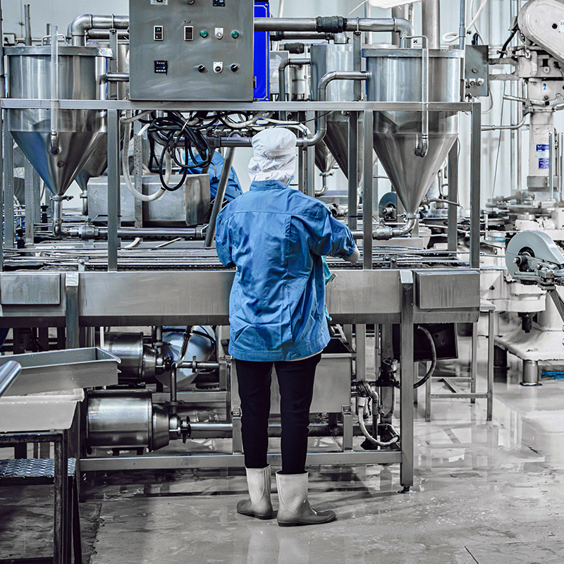 Pulizia linee di produzione