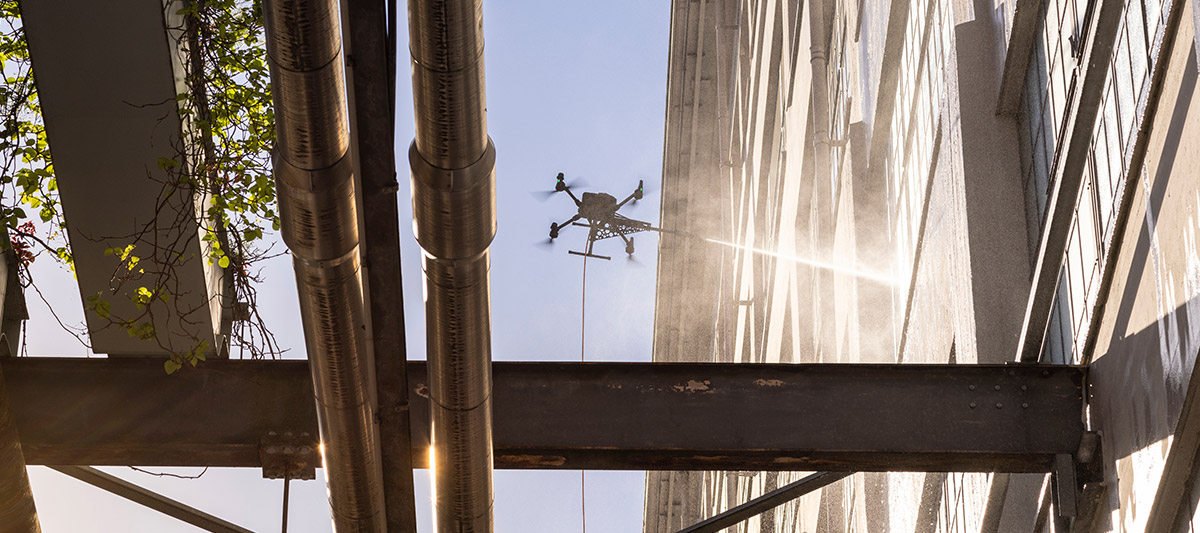 Pulizie con drone